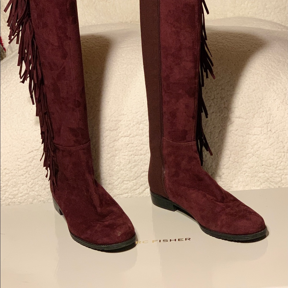 Women’s size 8. Dark Red, Marc Fisher Boot